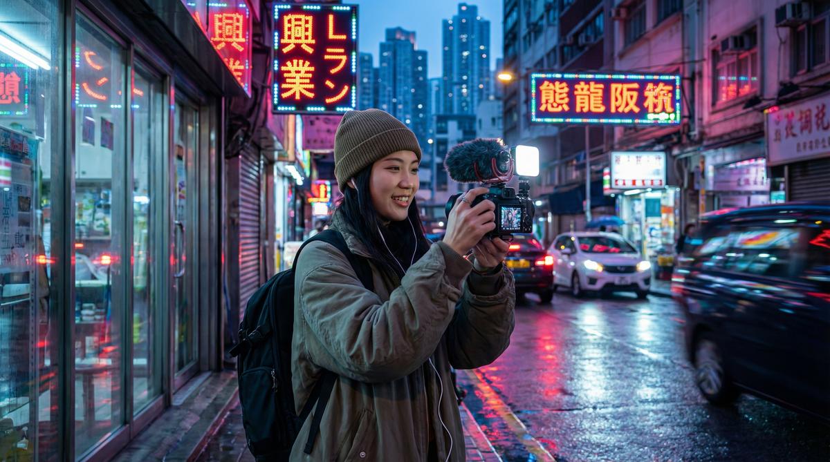 猎奇城市夜景短视频